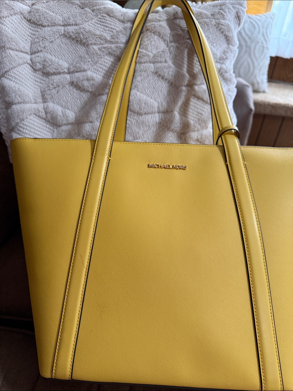 Michael Kors Yellow Tote